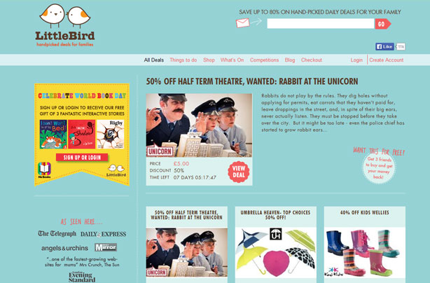 Top 10 bargain websites: LittleBird