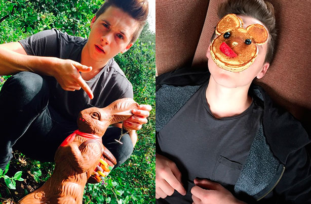 Brooklyn Beckham at Easter
