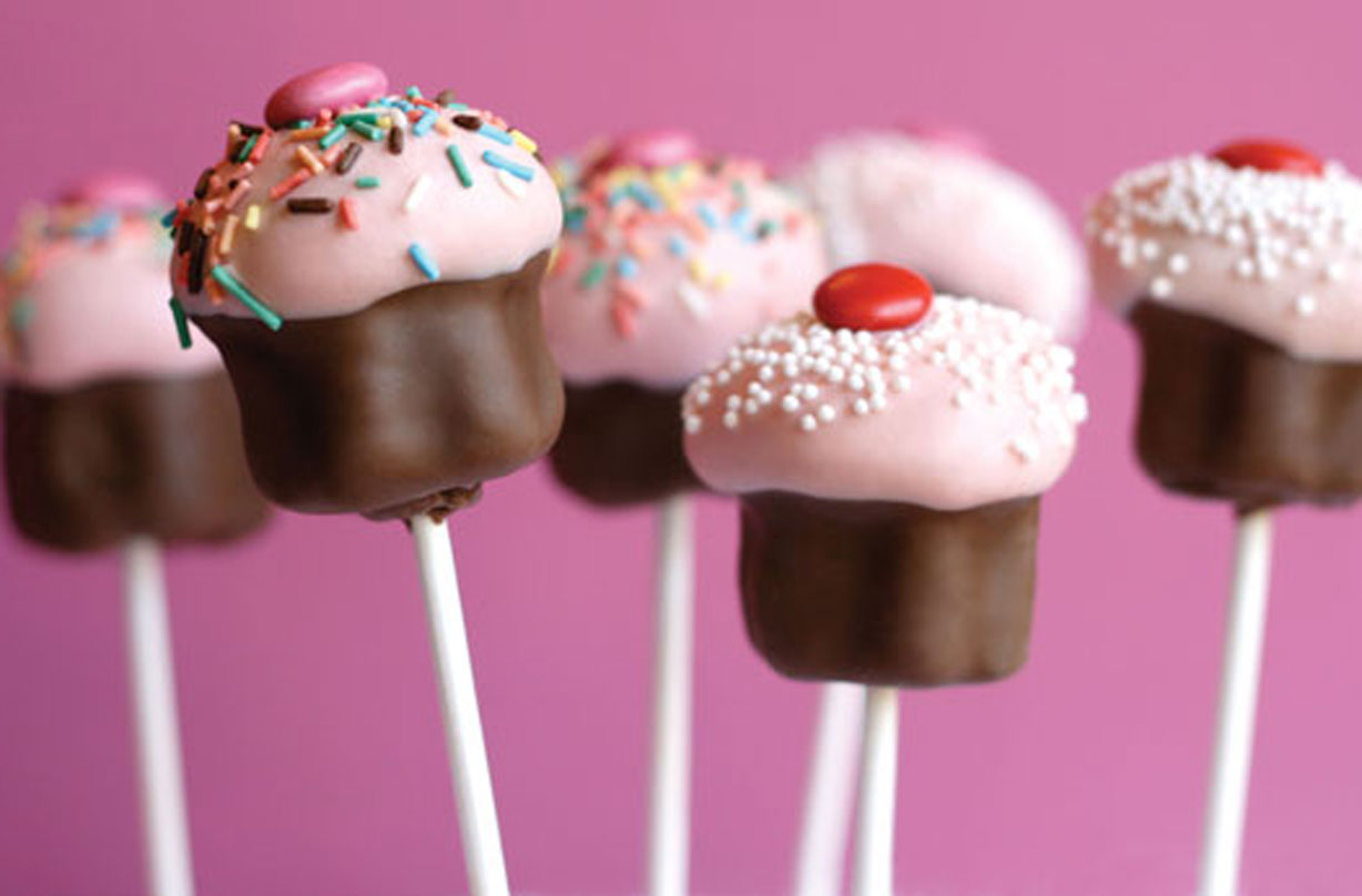 Cupcake cake pops