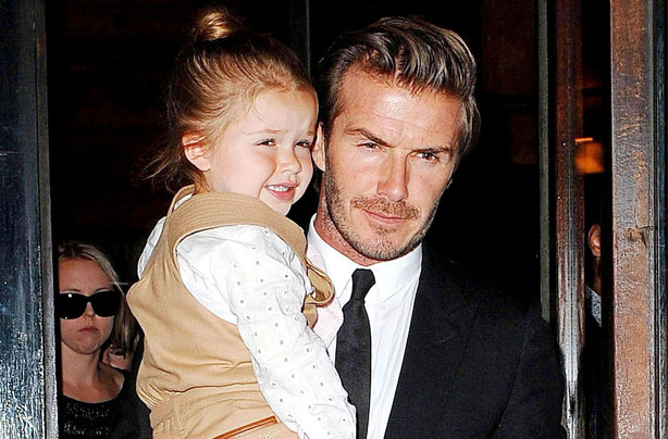 David and Harper Beckham