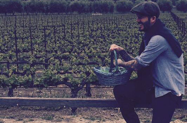 David Beckham at Easter