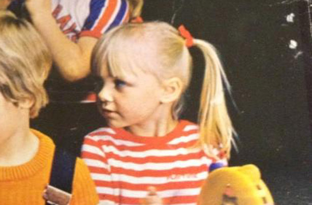 Emma Bunton as a child
