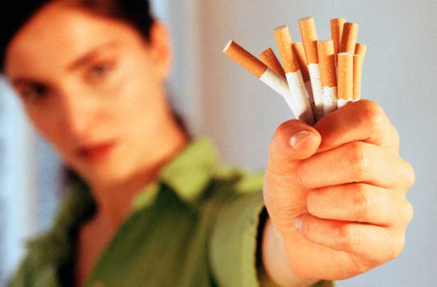Handful of cigarettes