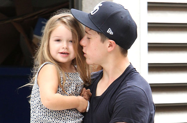 The Beckham family album: Harper and Brooklyn