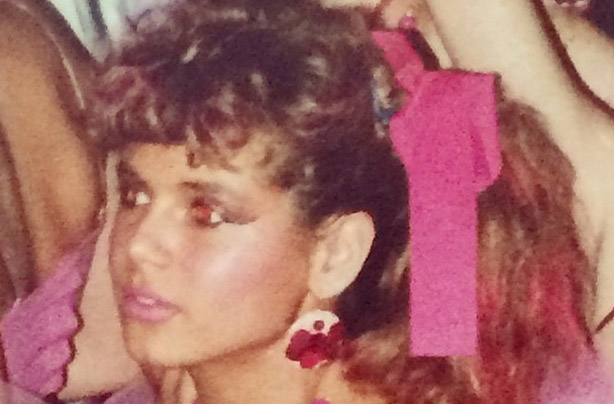 Heidi Klum as a child