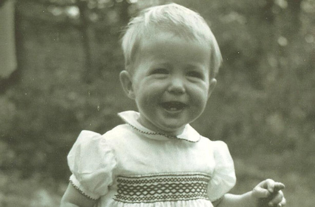 Hugh Grant as a child