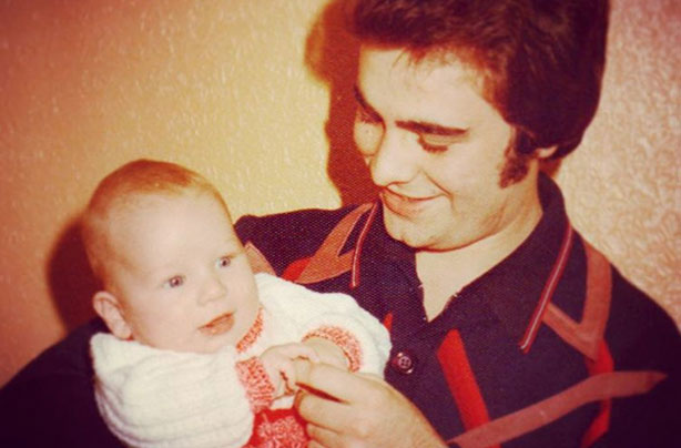 Jamie Oliver as a baby