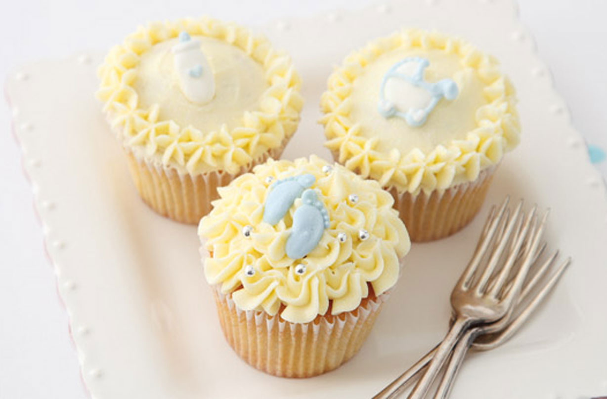 New baby cupcakes