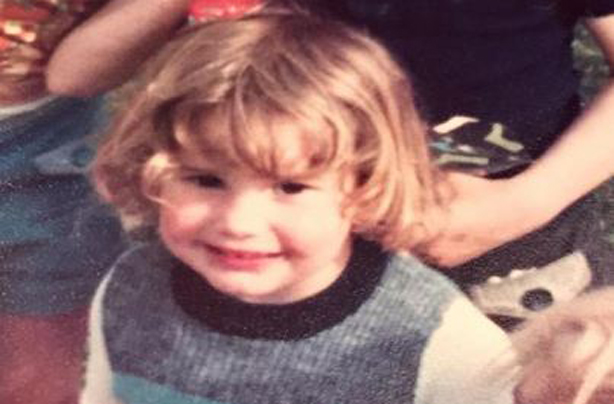Sam Bailey as a child