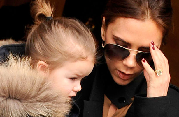 Victoria Beckham and Harper Beckham