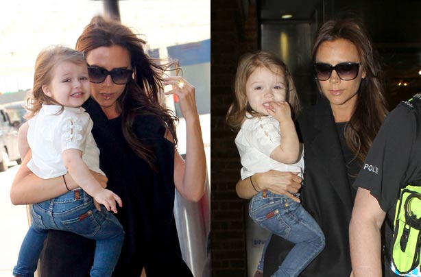 Victoria Beckham and Harper