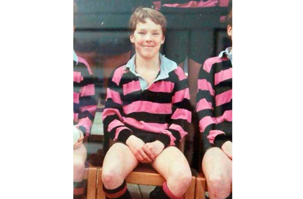 Benedict Cumberbatch as a schoolboy