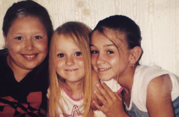 Brooke Vincent as a child