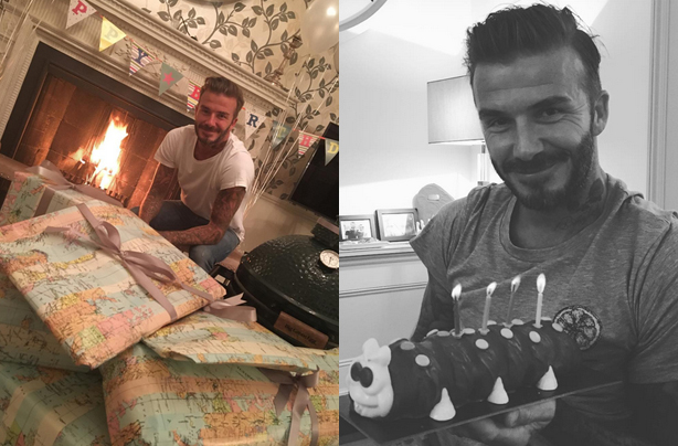 David Beckham birthday May 2016