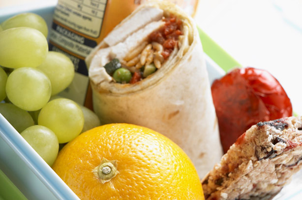 Lunchbox menu plan fruit wrap packed lunch