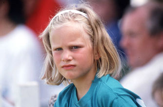 Young Zara Phillips