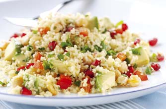 Avocado couscous salad