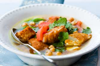Moroccan fish soup