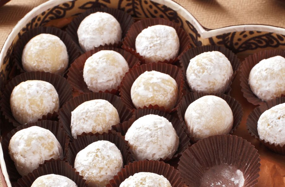 White chocolate and Irish cream truffles