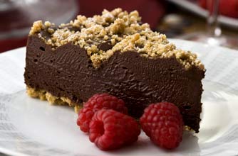 Irish cream chocolate torte