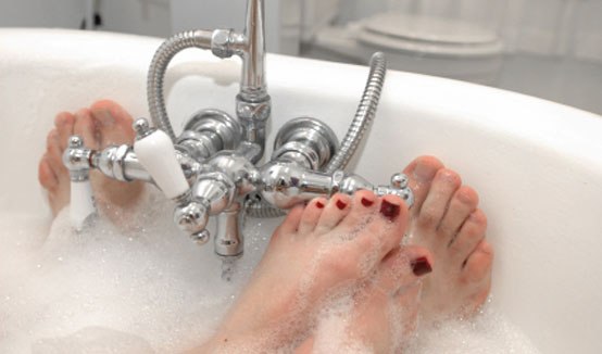 man in bath, woman in bath, shared bath, bubbles, romance