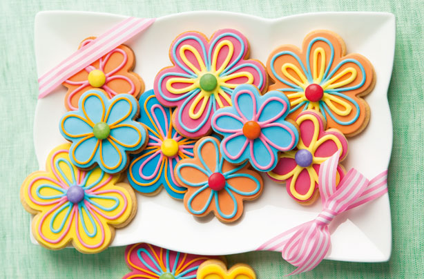 Flower cookies