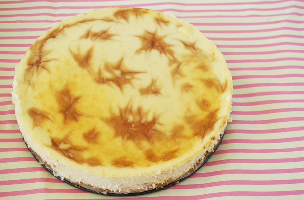 Pimm's baked cheesecake