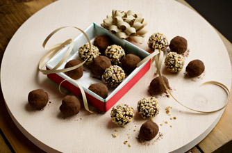 Gordon Ramsay's mint chocolate truffles