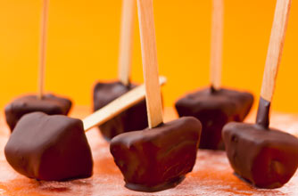 Cool chocolate with a fizz