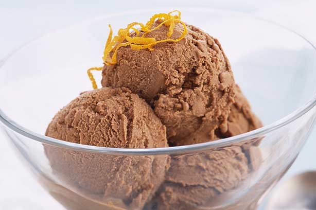 Summer spice chocolate ice