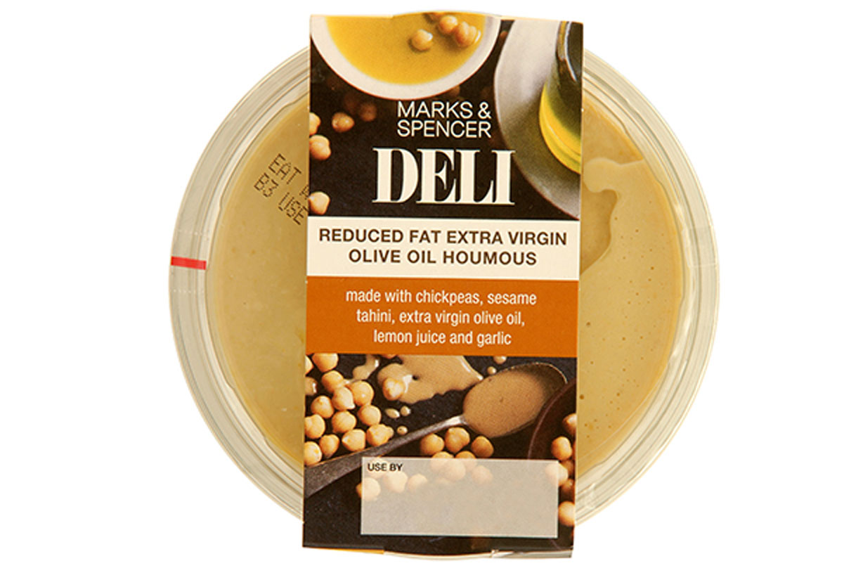 Marks' & Spencer Reduced Fat Extra Virgin Olive Oil Houmous - 300g