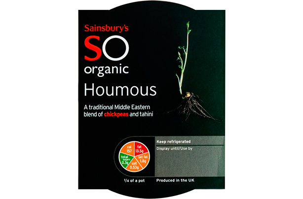 Sainsbury's Organic Houmous 200g
