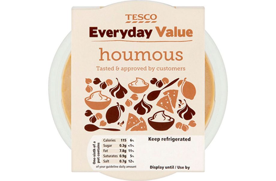Tesco Everyday Value Houmous Dip - 300g