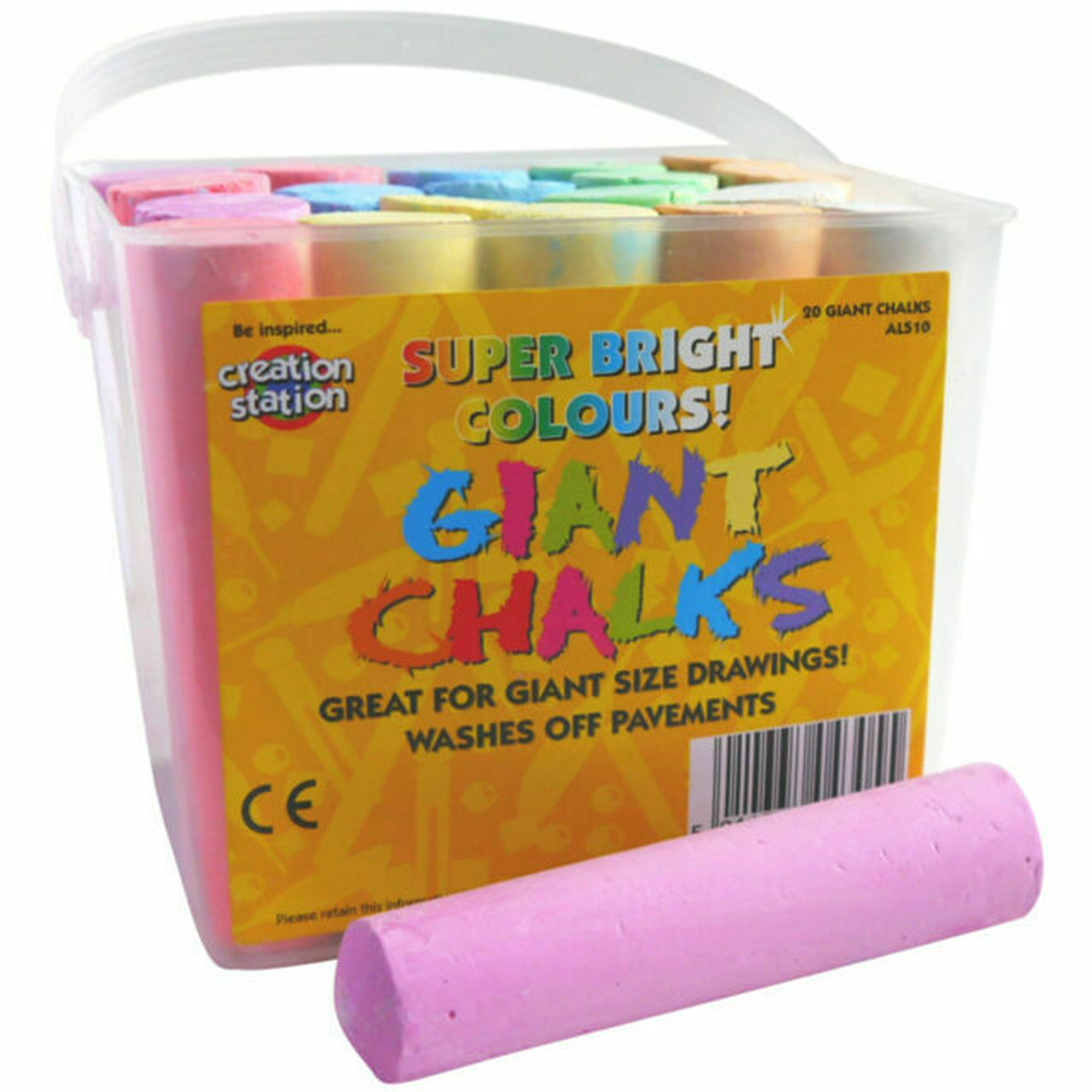 50 outdoor toys: giant chalks