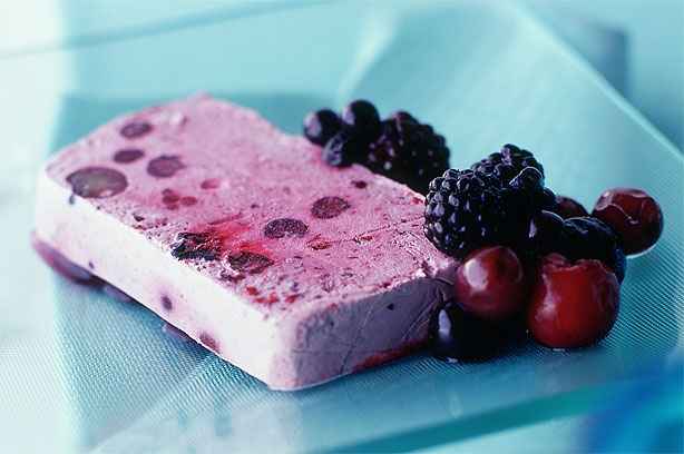 Forest fruits parfait