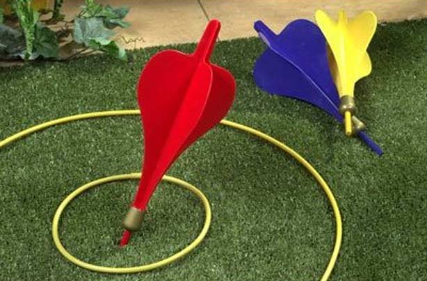50 outdoor toys for summer: Kingfisher premium garden darts
