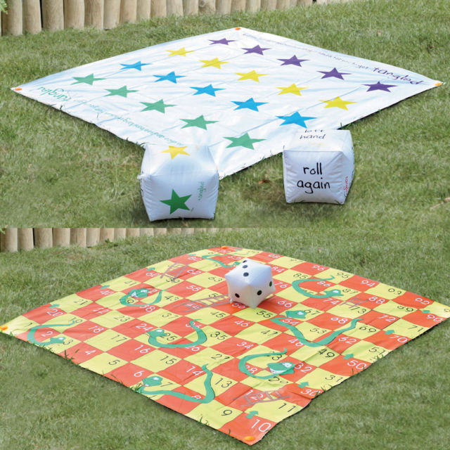 50 outdoor toys: giant snakes and ladders