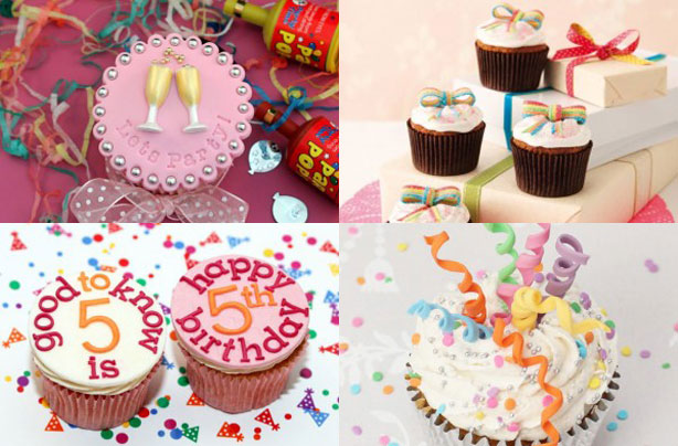 Birthday cupcakes