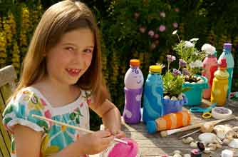 Garden crafts for kids: super skittles