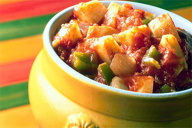 Spicy tomato chowder