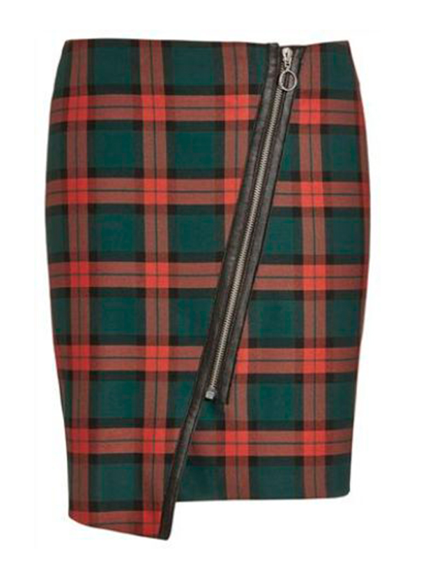 Best for hourglass shape: Next check mini skirt