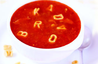 Alphabet soup recipe