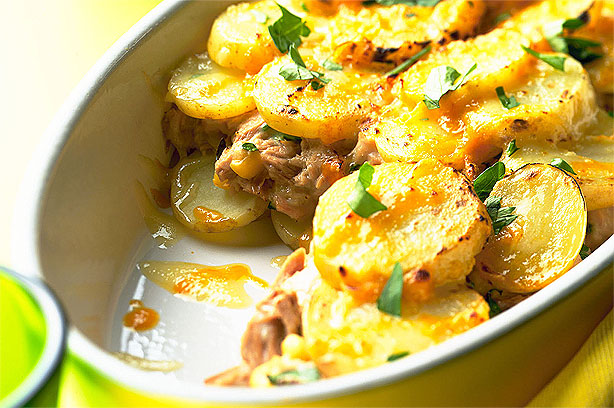 Tuna and potato layer recipe