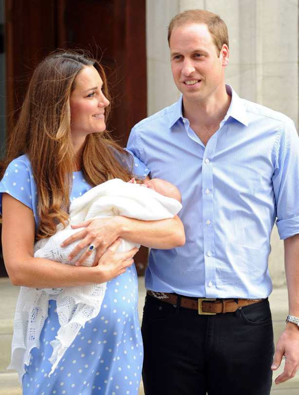 Kate Middleton, Prince William and Prince George