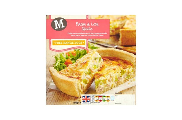 Morrisons Bacon & Leek Quiche