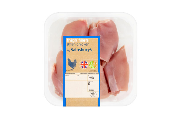Sainsbury's British Chicken Thigh Fillets
