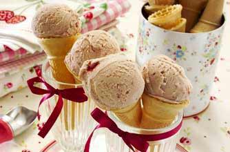 Quick Strawberry Ice Cream
