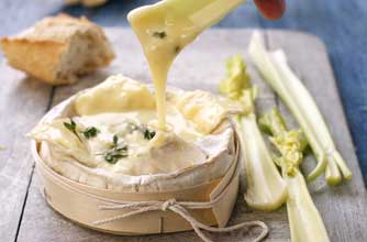 Camembert or Brie bake