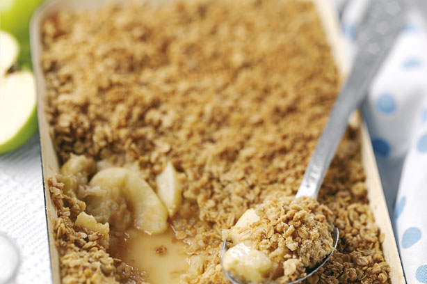 Oaty bramley crumble recipe