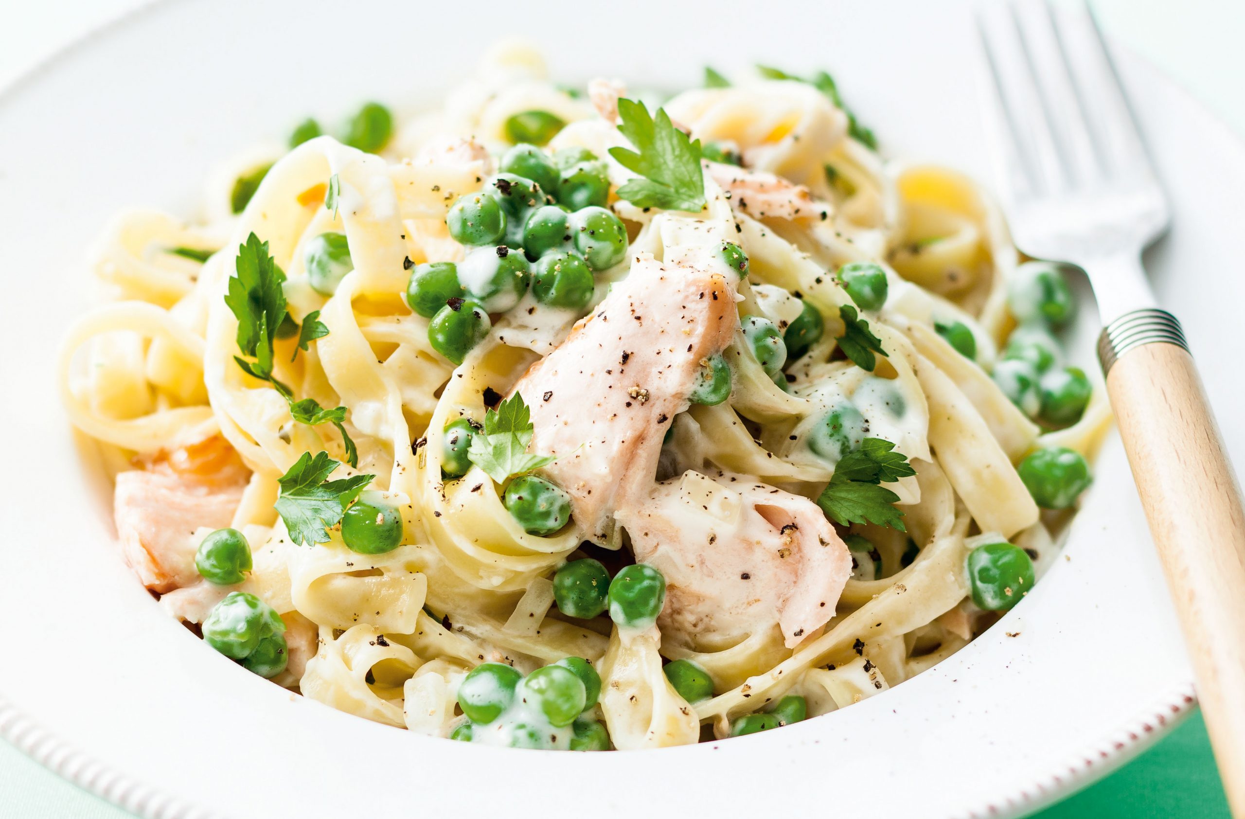 Creamy Salmon Tagliatelle Lunch Recipes Goodtoknow